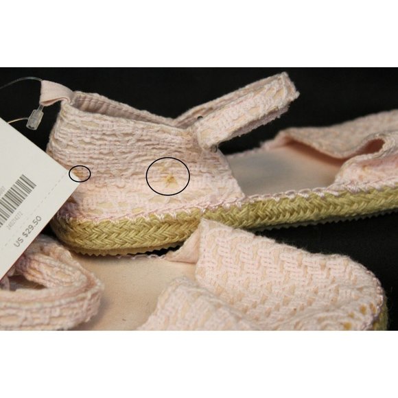 NEW 2007 Gymboree Love is in The Air Pink Lace Crochet Sandals Shoes size 13 - Picture 5 of 10